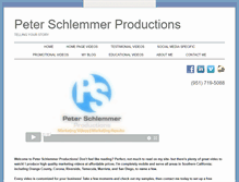 Tablet Screenshot of peterschlemmer.com